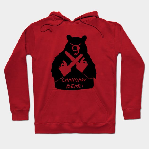 Chainsaw Bear Hoodie by LordNeckbeard